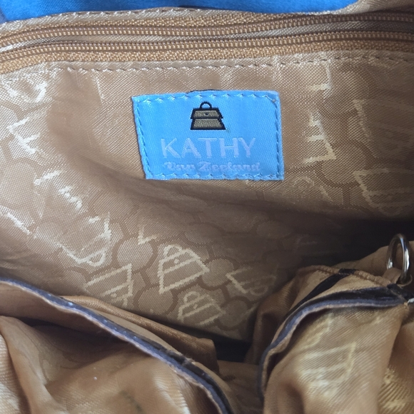 Vintage Kathy Van Zeeland Red and Blue Shoulder Bags - Picture 5 of 12